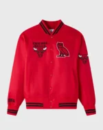 OVO X NBA Chicago Bulls Varsity Jacket