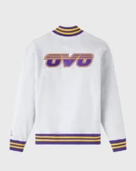 OVO X NBA Los Angeles Lakers Quarter-zip Mockneck Sweatshirts