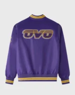 OVO X NBA Los Angeles Lakers Varsity Jackets