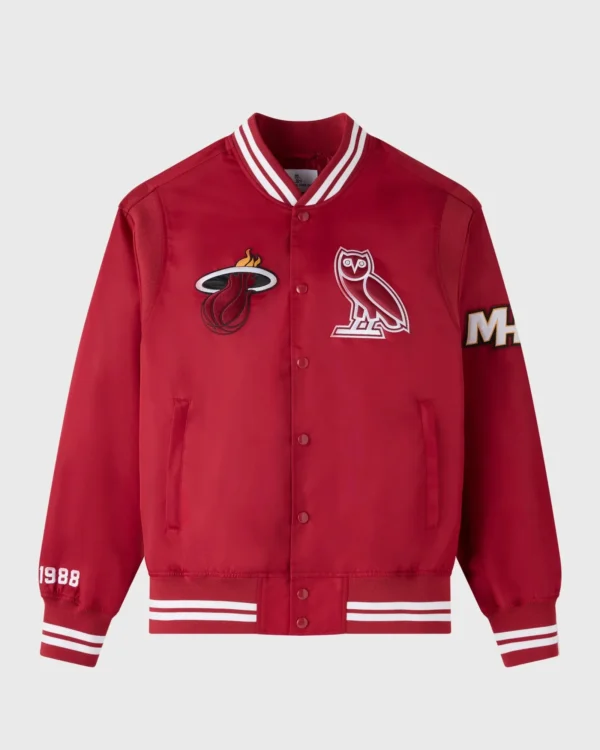 OVO X NBA Miami Heat Varsity Jacket