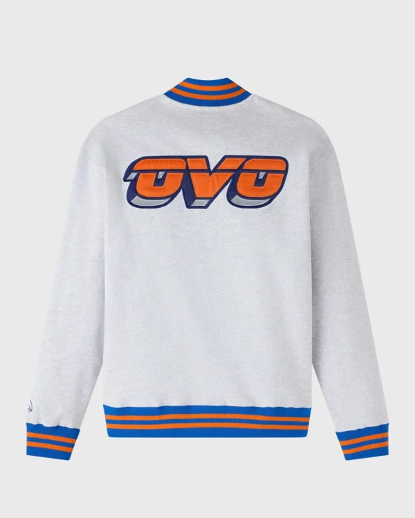 OVO X NBA New York Knicks Quarter-zip Mockneck Sweatshirts