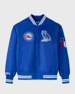 OVO X NBA Philadelphia 76ers Varsity Jacket