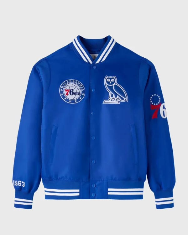 OVO X NBA Philadelphia 76ers Varsity Jacket