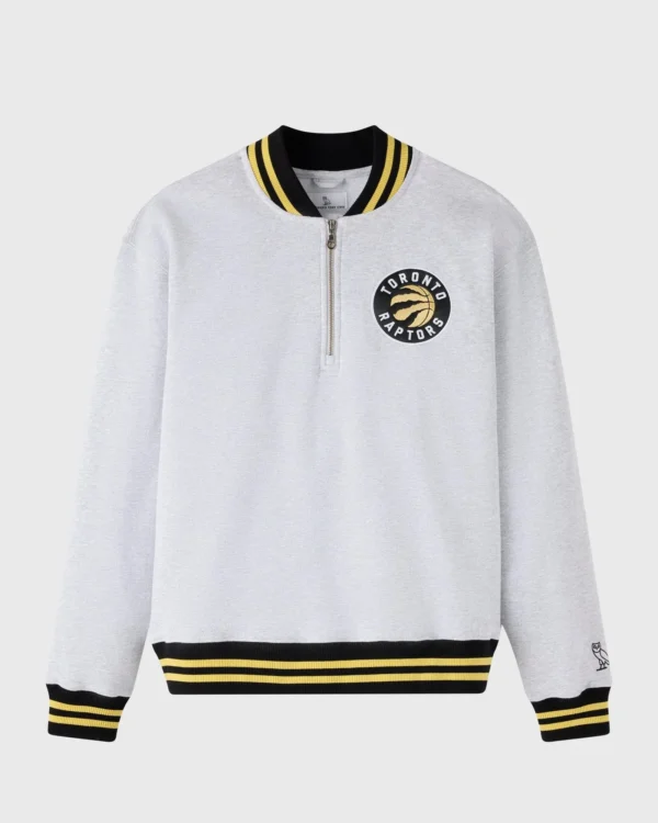 OVO X NBA Toronto Raptors Quarter-zip Mockneck Sweatshirt