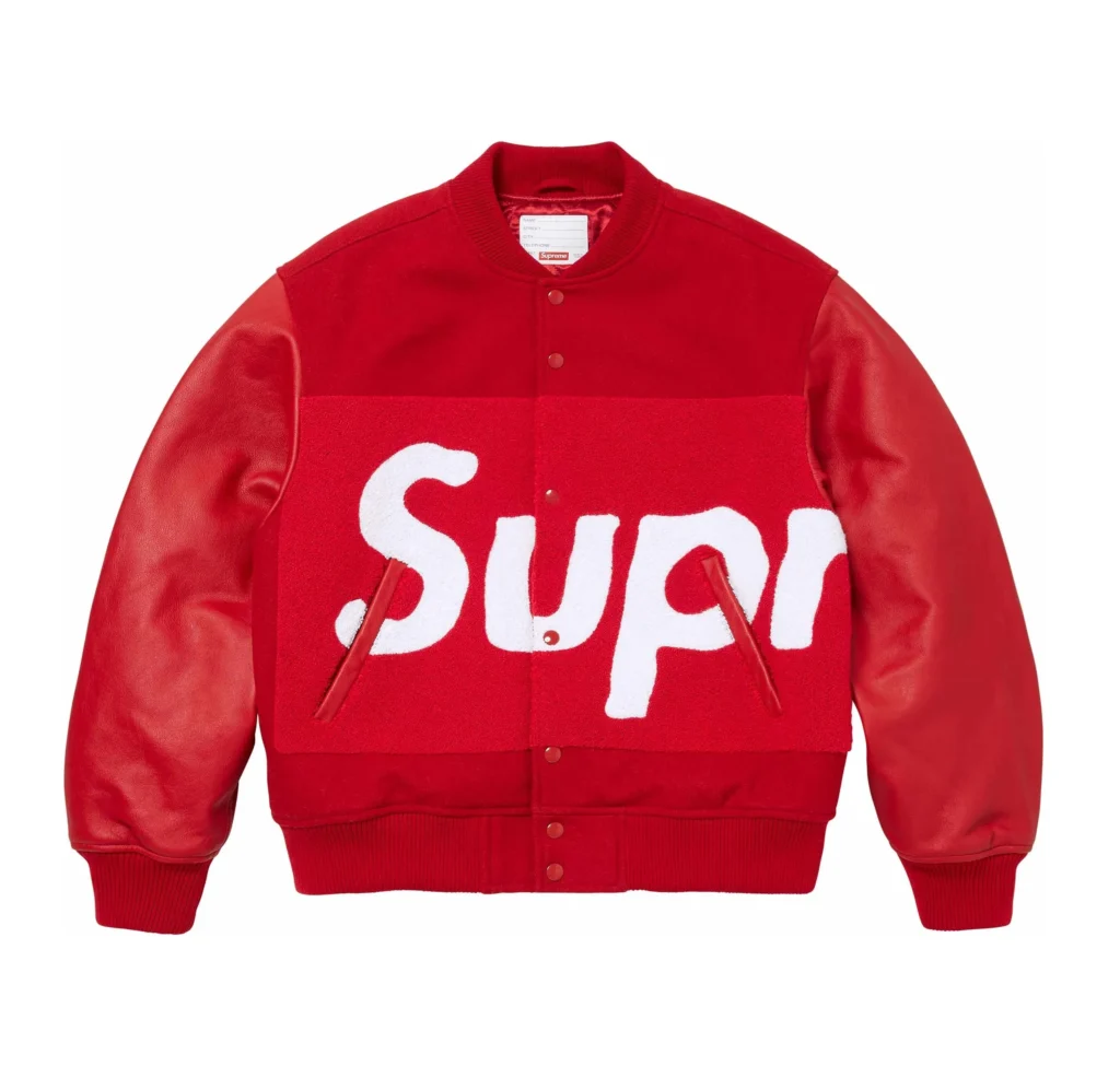 Supreme Chenille Varsity Jacket1