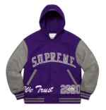 Supreme King Hooded Varsity Jacket7