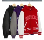 Supreme King Hooded Varsity Jacket9