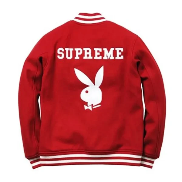 Supreme Playboy Wool Varsity Jacket2