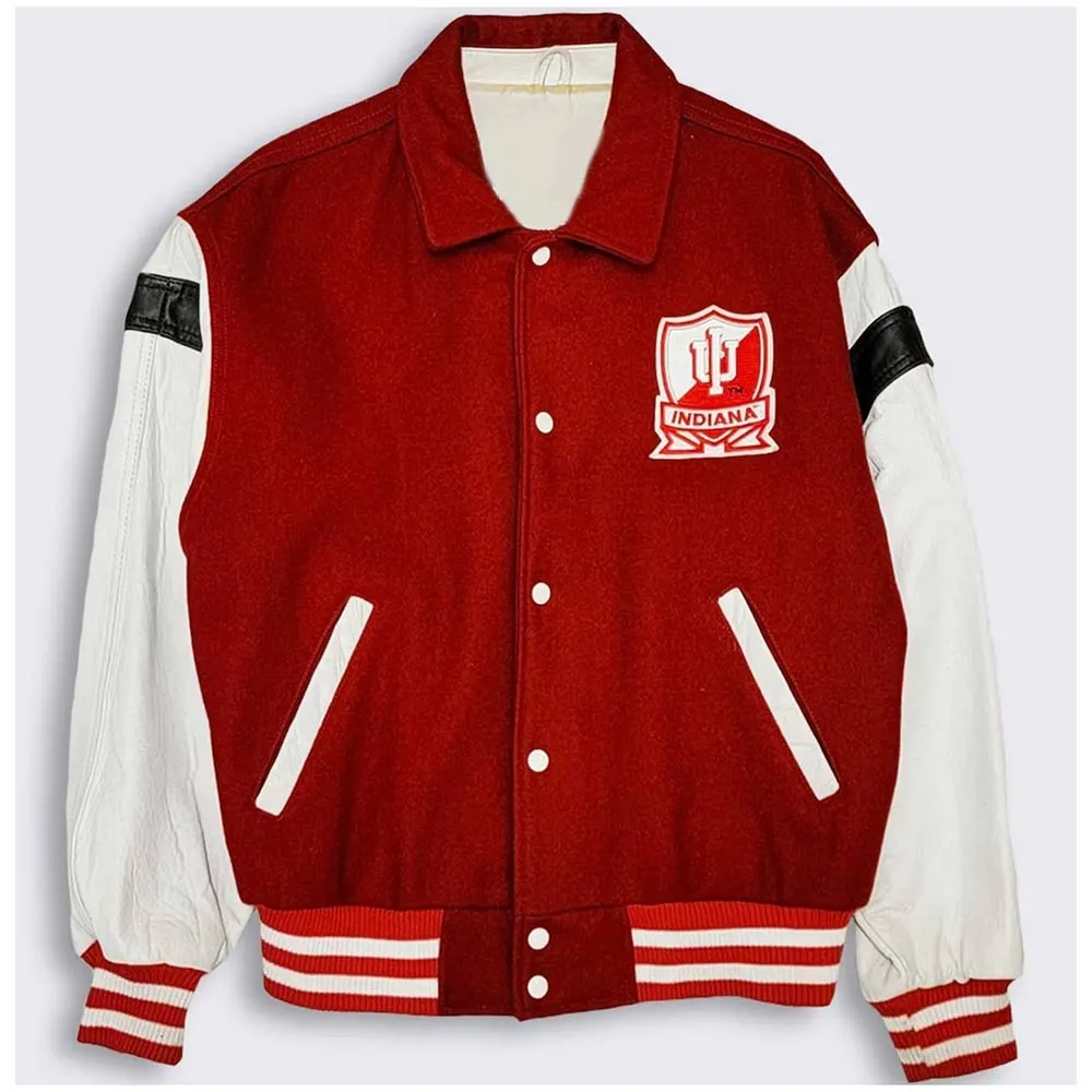 80s Indiana Hoosiers Varsity Real Wool Jacket