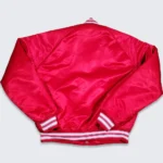 80s North Carolina State Red Real Satin Bomber Jackets