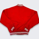 80s Portland Winterhawks Red Real Satin Jackets