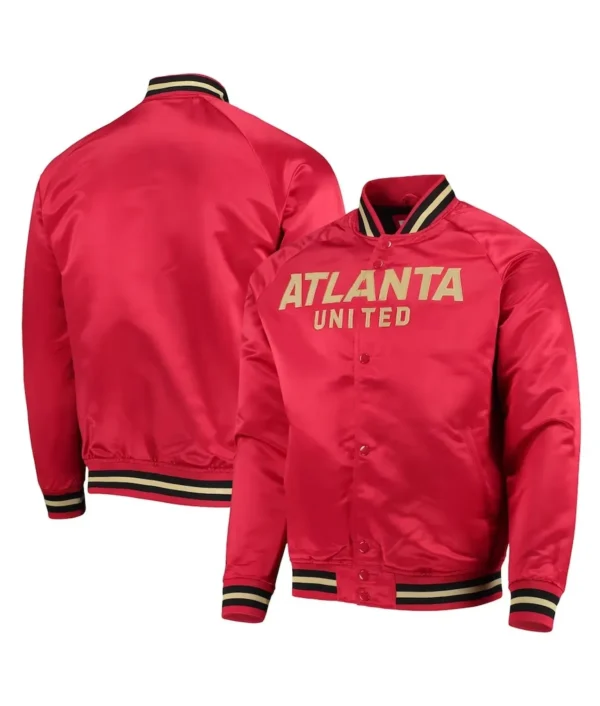 Atlanta United Gold Real Satin Jacket 2