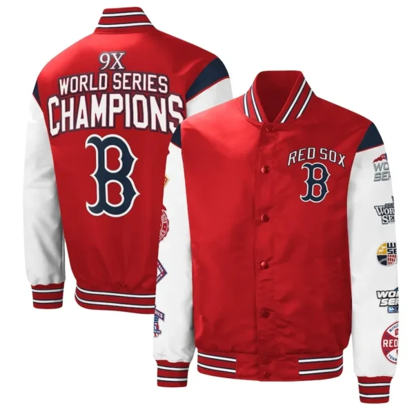 Boston Red Sox 9x World Series Champions Real Fleece Jacket