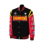 Kansas City Chiefs 2024 Super Bowl Championship Real Fleece Jacket