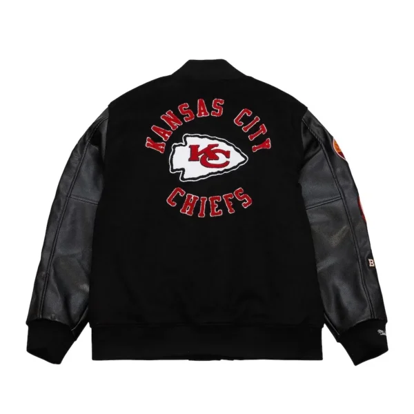 Kansas City Chiefs Blackout Collection Vintage Real Wool Jackets