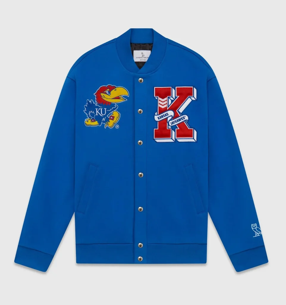 Kansas Jayhawks Fleece Varsity Fleece Jacket