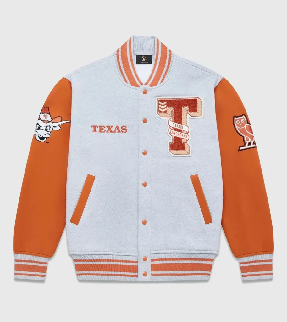 NCAA OVO Texas Longhorns Varsity Real Fleece Jacket