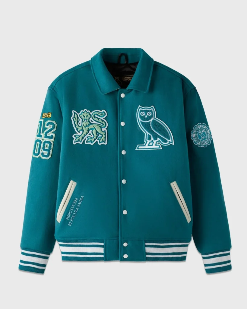 OVO Cambridge Green Campus Varsity Real Wool Jacket