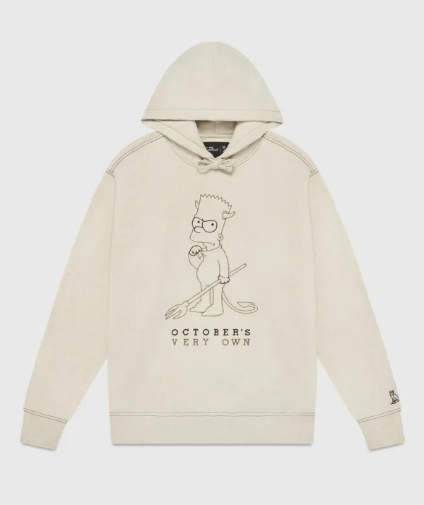 OVO Simpsons Pullover Real Fleece Hoodie