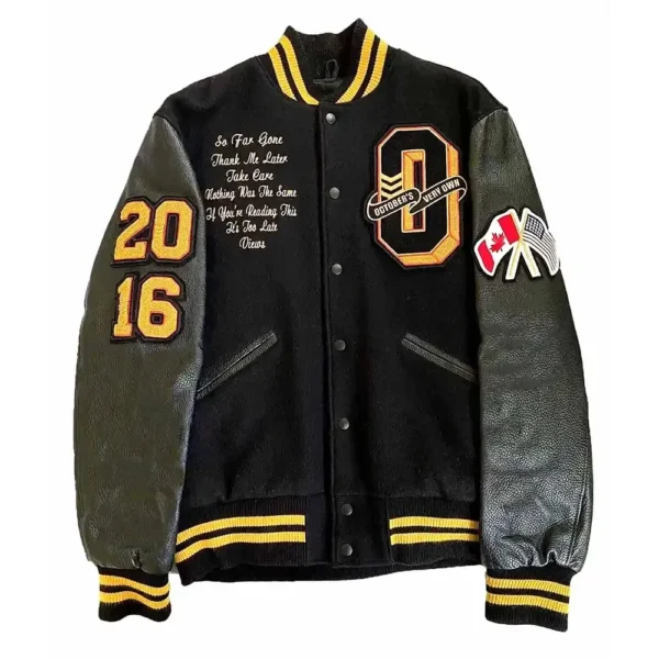 OVO Summer Sixteen Drake Varsity Real Wool Jacket