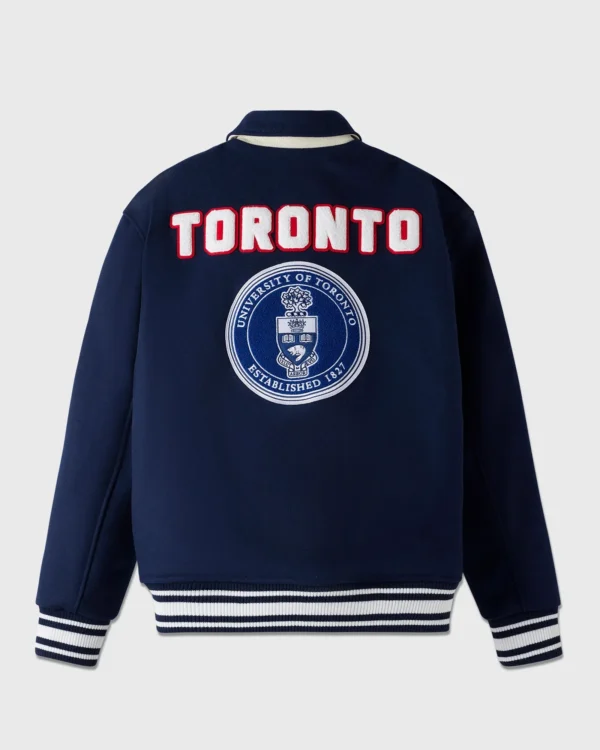 OVO Uoft Navy Campus Varsity Real Wool Jackets