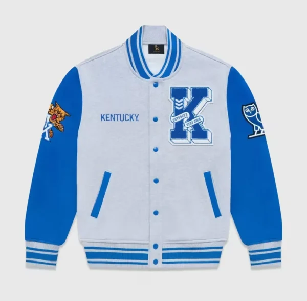 OVO X NCAA Kentucky Wildcats Varsity Real Fleece Jacket