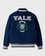 OVO Yale Blue Campus Varsity Real Wool Jackets