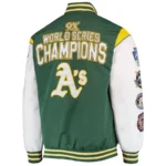 Oakland Athletics World series Champions Real Fleece Jacket