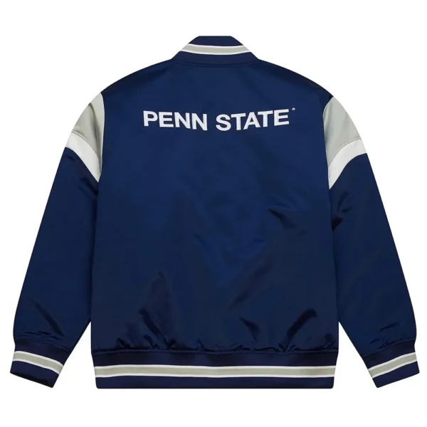 Penn State University Blue Heavyweight Real Satin Jackets