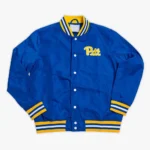 Pitt is It 1970s Bomber Blue Real Polyester Jacket