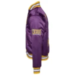 Prairie View A&M University Purple Real Satin Jacket 1