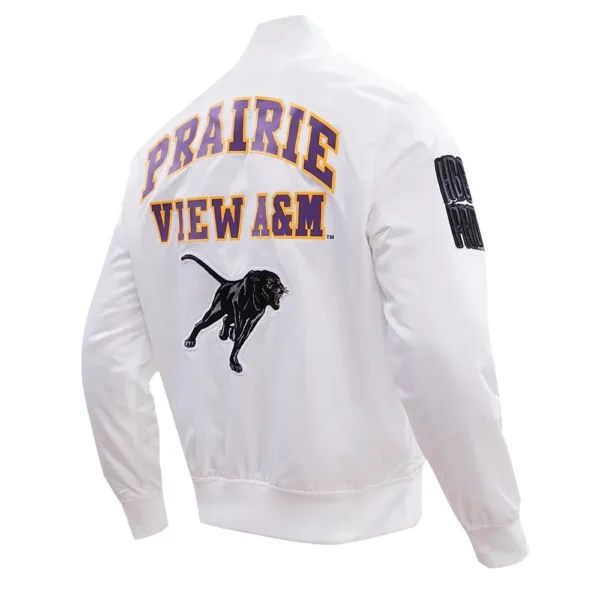 Prairie View A&m University Classic Real Satin Jacket 1