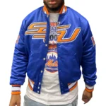 Savannah State University Royal Real Satin Jackets