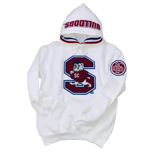 South Carolina State University Letterman Pullover Fleece Hoodie 2