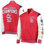 St Louis Cardinals World Series Champions Real Fleece Jacket