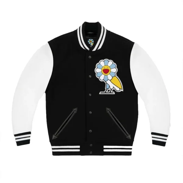 Takashi Murakami X Ovo Varsity Real Wool Jacket