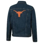 Texas Longhorns Retro Denim Button Up Real Denim Jackets