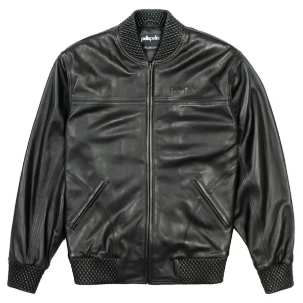 Pelle Pelle Basic Burnish Black Genuine Leather Jacket