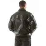 Pelle Pelle Jeweled Black Genuine Leather Jackets