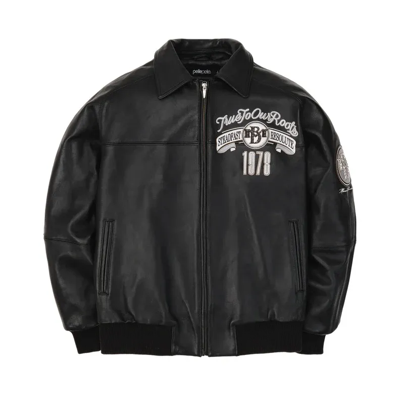 Pelle Pelle True To Our Roots Black Genuine Leather Jacket