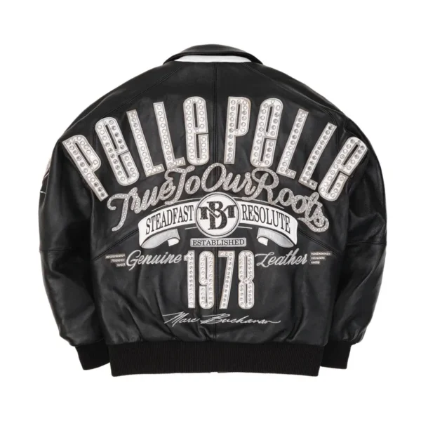 Pelle Pelle True To Our Roots Black Genuine Leather Jackets