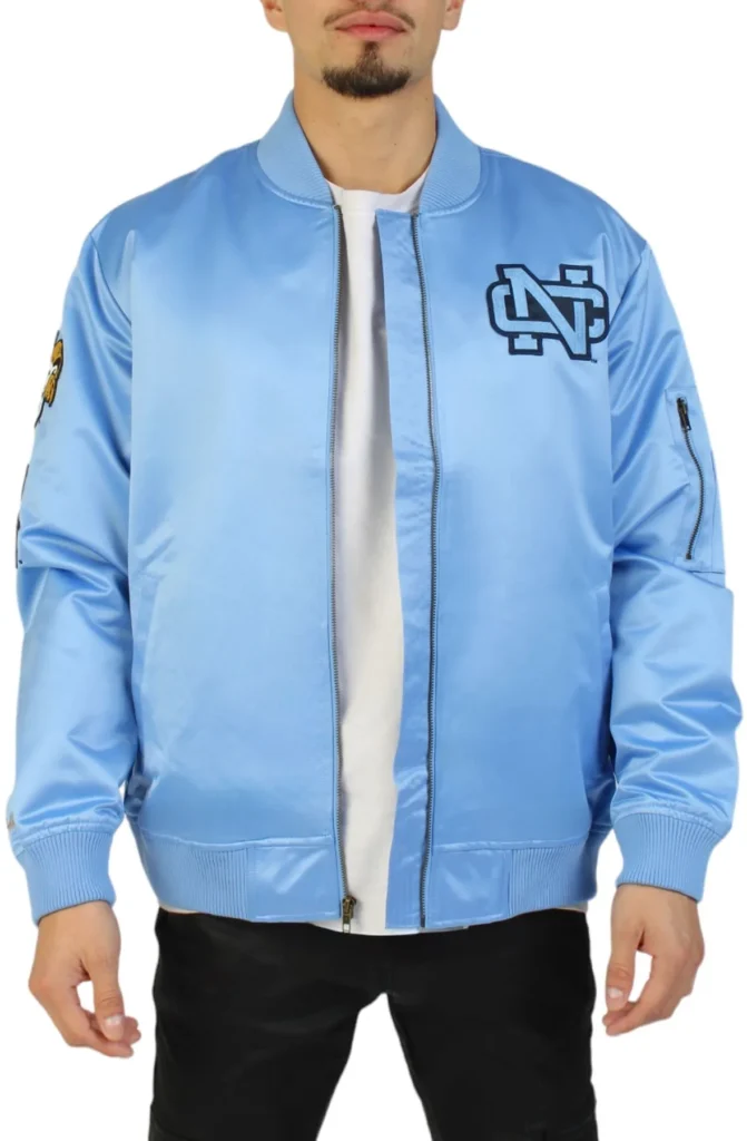 University Of North Carolina Lightweight Real Satin Jacket