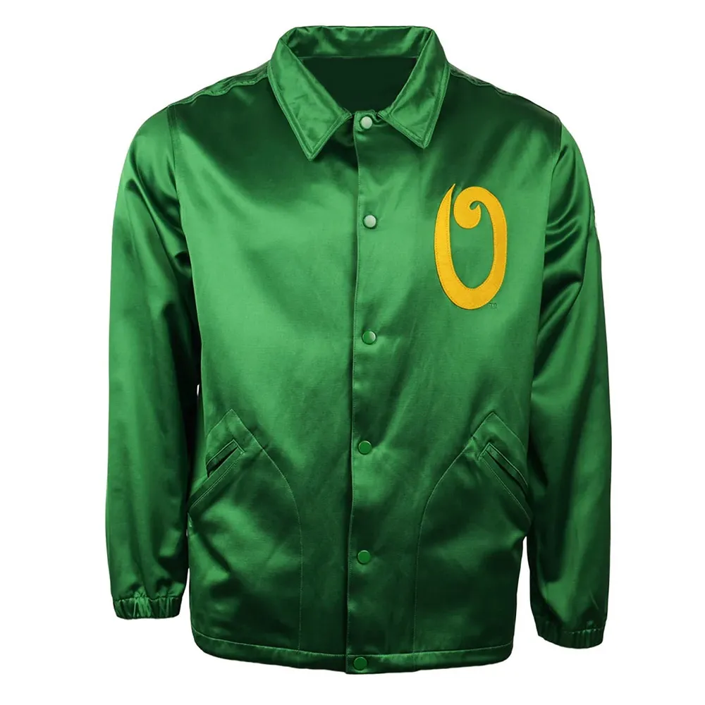 University of Oregon Green Real Satin Windbreaker