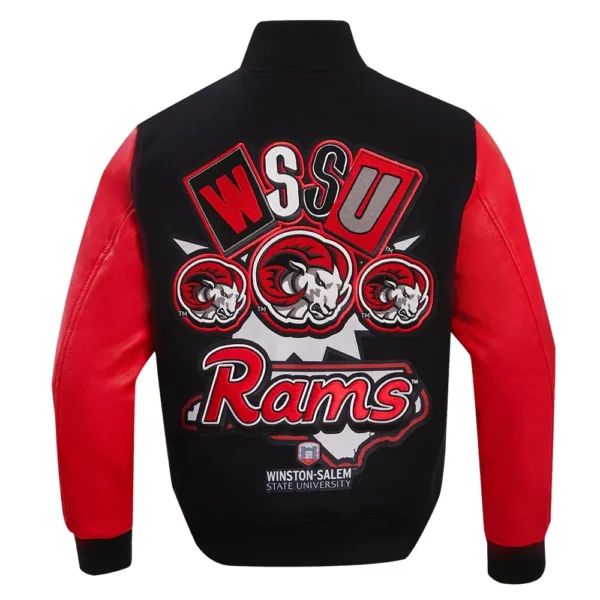 Winston-salem State University Homecoming Varsity Real Wool Jackets - Copy