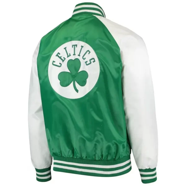 Boston Celtics Starter Point Guard Real Satin Full-Snap Jackets