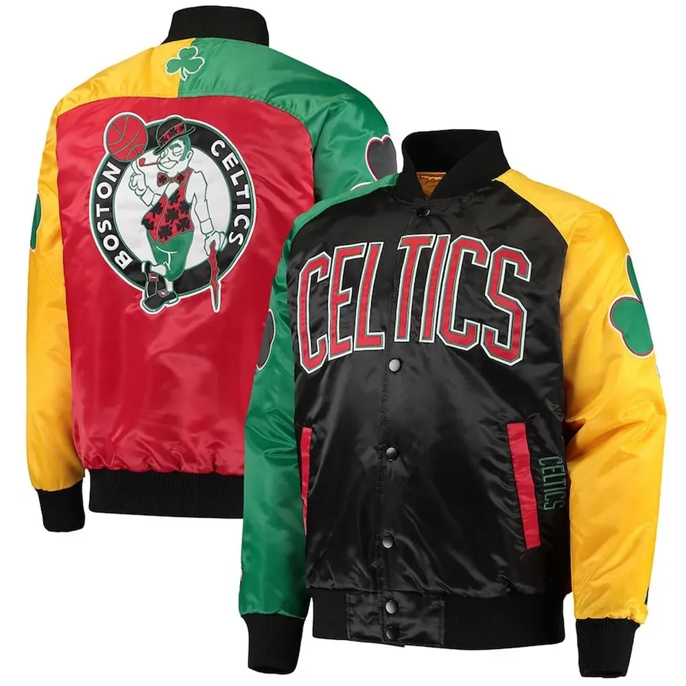 Boston Celtics Ty Mopkins Real Satin Jacket 1