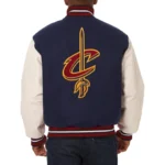 Cleveland Cavaliers Domestic Real Wool & Leather Varsity Jackets