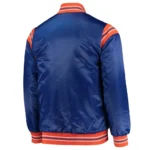 Cleveland Cavaliers Enforcer Full-Snap Real Satin Varsity Jackets