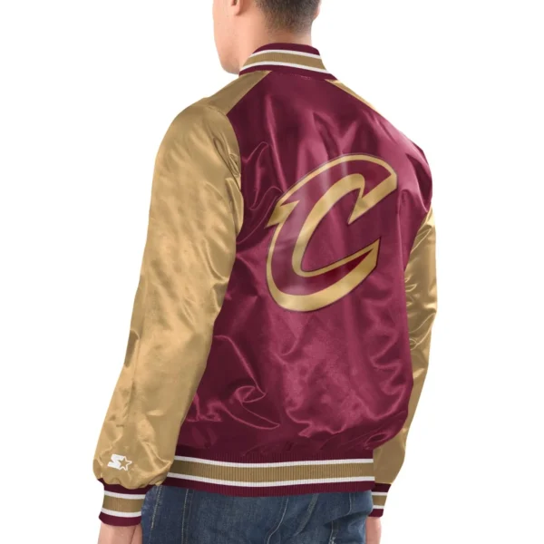 Cleveland Cavaliers Renegade Real Satin Varsity Jackets