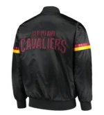 Cleveland Cavaliers The Champ Black Real Satin Varsity Jackets